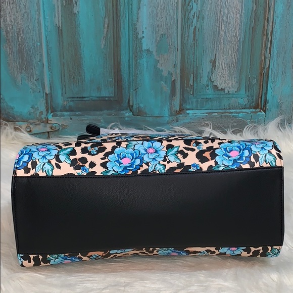 Betsey Johnson Luv Betsey Leopard and Floral Tote - Picture 6 of 8